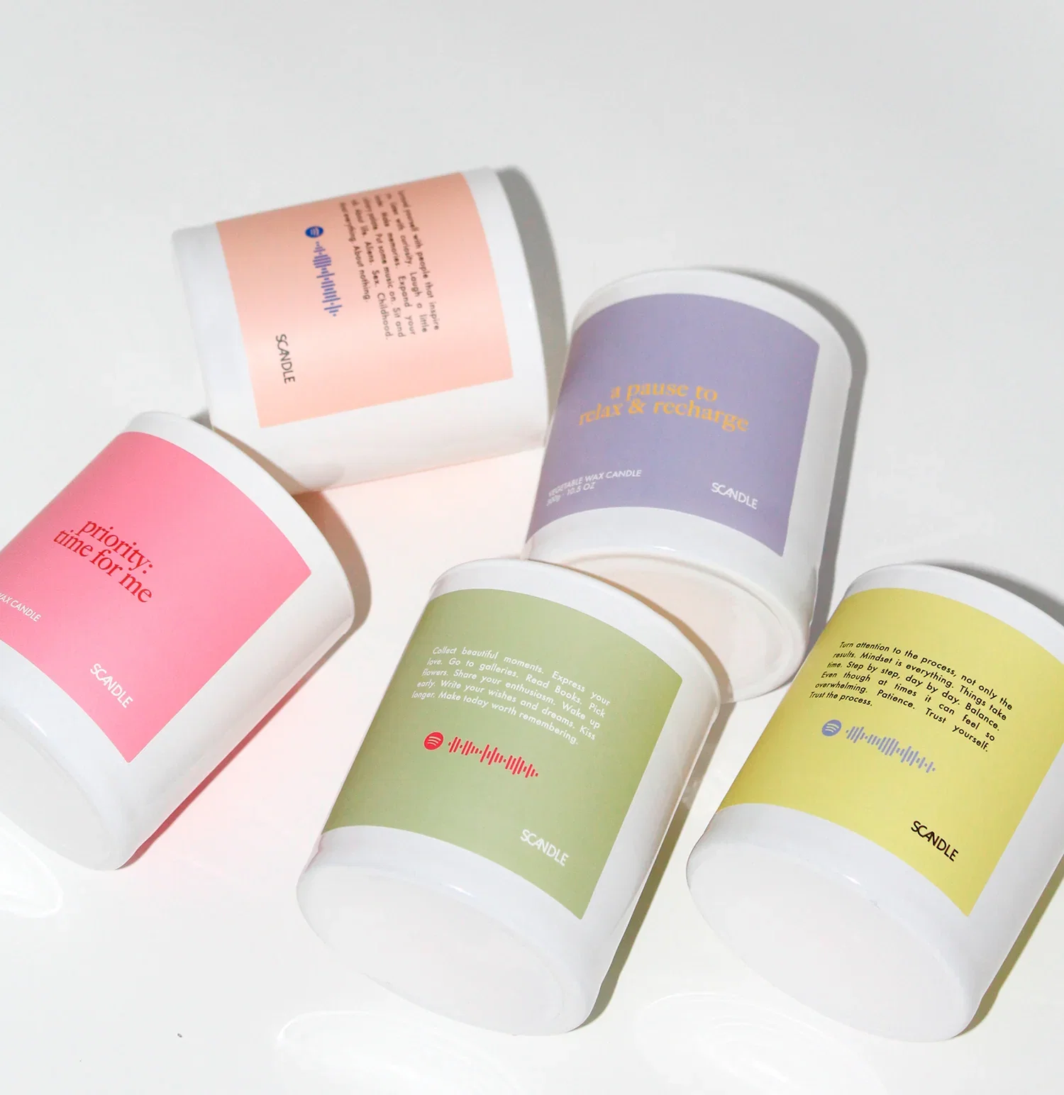 "A pause to Relax & Recharge" Scented Candle - Image 4