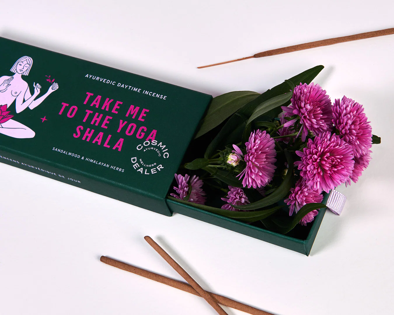 Natural Ayurvedic Incense | Take me to the Yoga Shala (Sandalwood) - Image 3