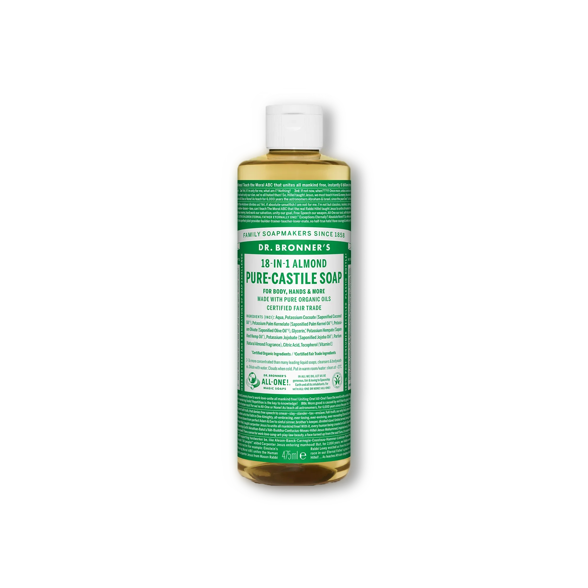 Pure Castile Liquid Soap - 475ml - Image 2