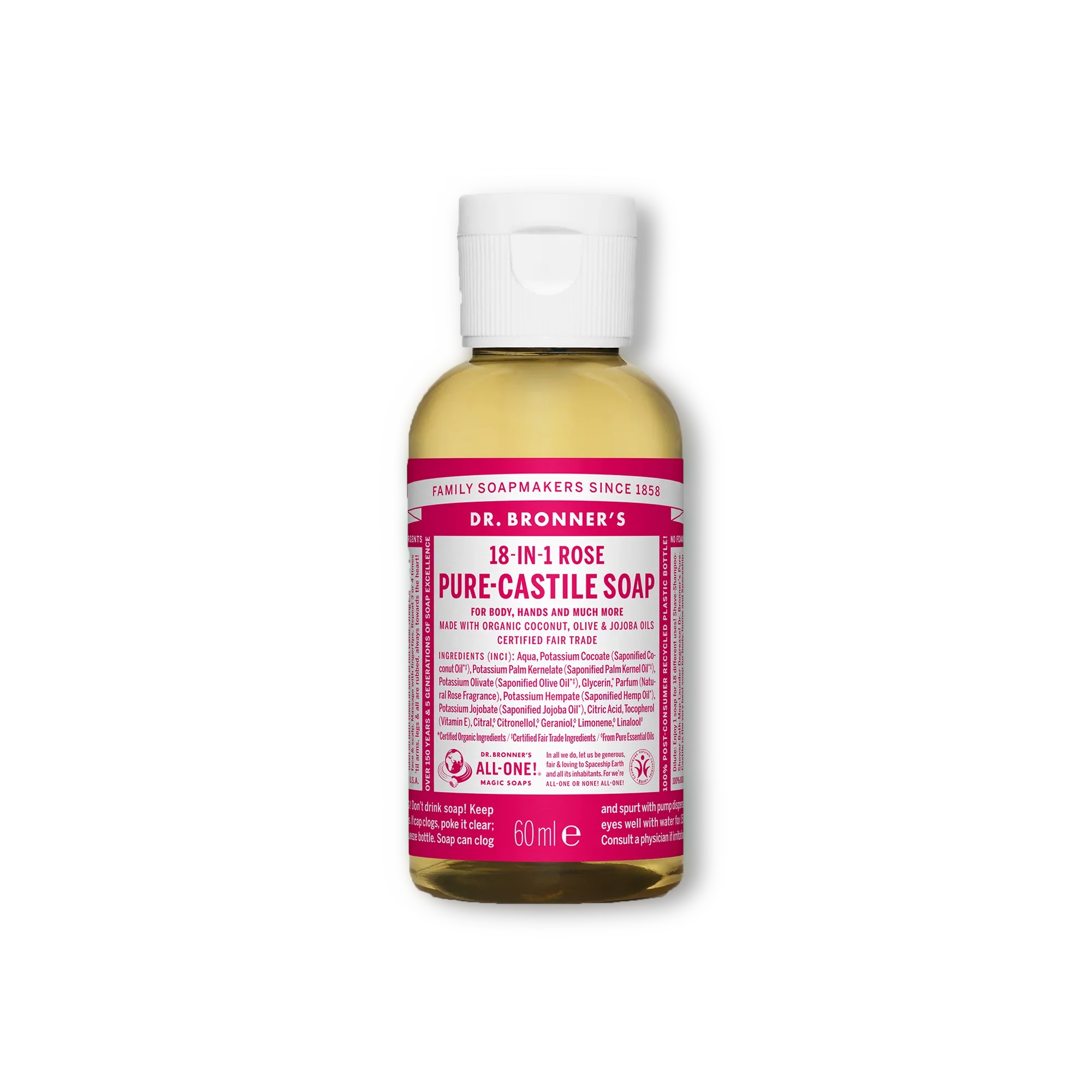 Pure Castile Liquid Soap - 60ml - Image 4