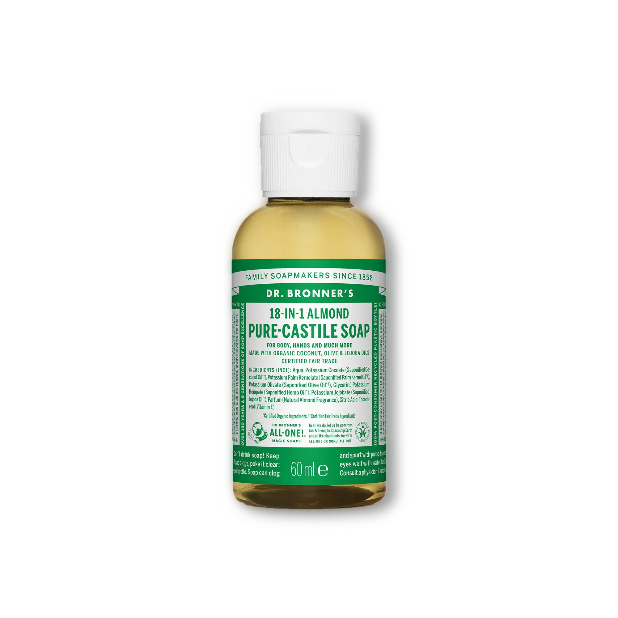 Pure Castile Liquid Soap - 60ml - Image 8